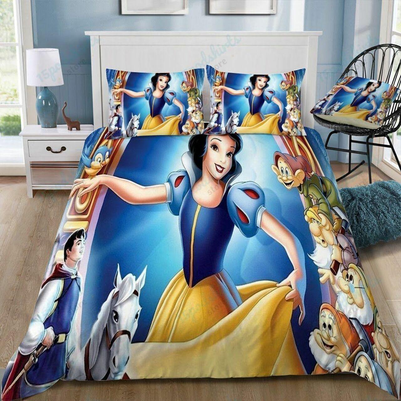 Disneynow White 36 Beautiful Decor For Disney Fan Bedding Set Duvet Cover Meaningful Gift For Love
