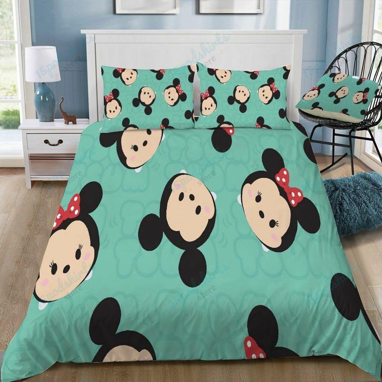Disney Mickey Mouse And Friends 37 Beautiful Decor For Disney Fan Bedding Set Duvet Cover Meaningful Gift For Love