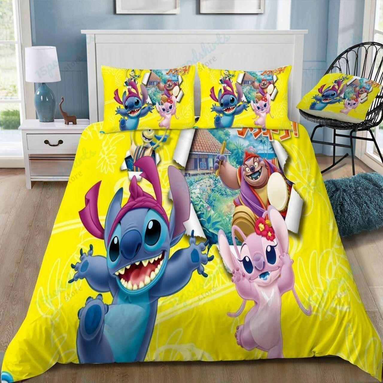 Disneytitch 7 Beautiful Decor For Disney Fan Bedding Set Duvet Cover Meaningful Gift For Love