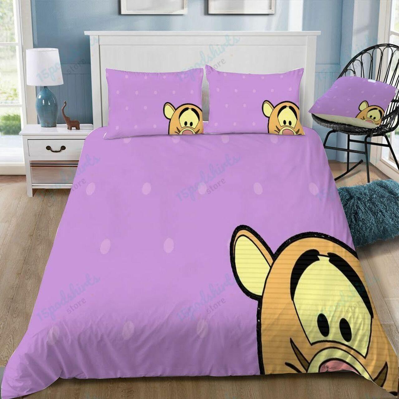 Disney Winnie The Pooh 22 Beautiful Decor For Disney Fan Bedding Set Duvet Cover Meaningful Gift For Love