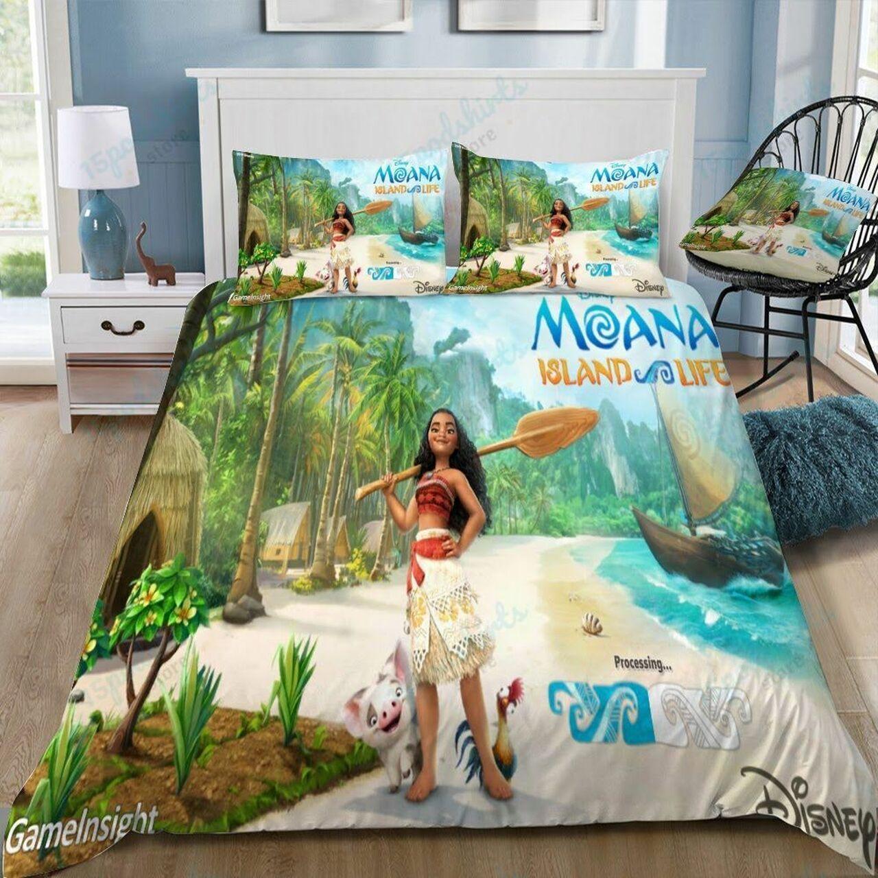 Disney Moana 23 Beautiful Decor For Disney Fan Bedding Set Duvet Cover Meaningful Gift For Love
