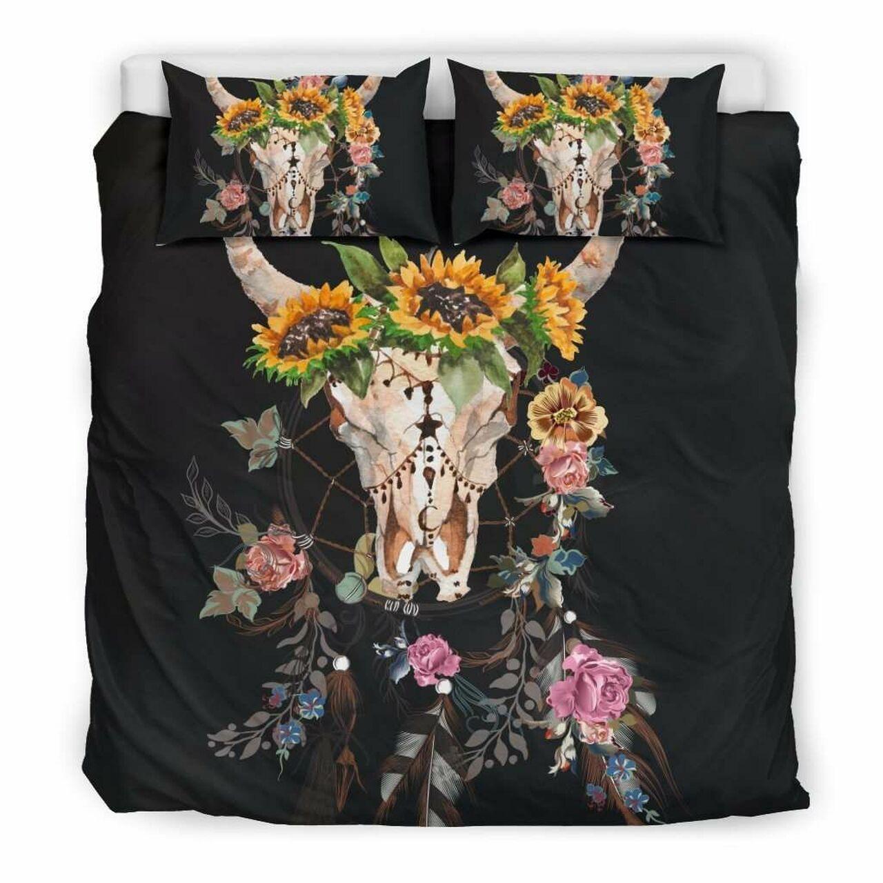 Floral Dreamcatcherkull Beautiful Cla22100136Bs Amazing Disney Room Decor Duvet Cover Bedding Set Meaningful Gift For Kids Friend Family Member Holiday Gift
