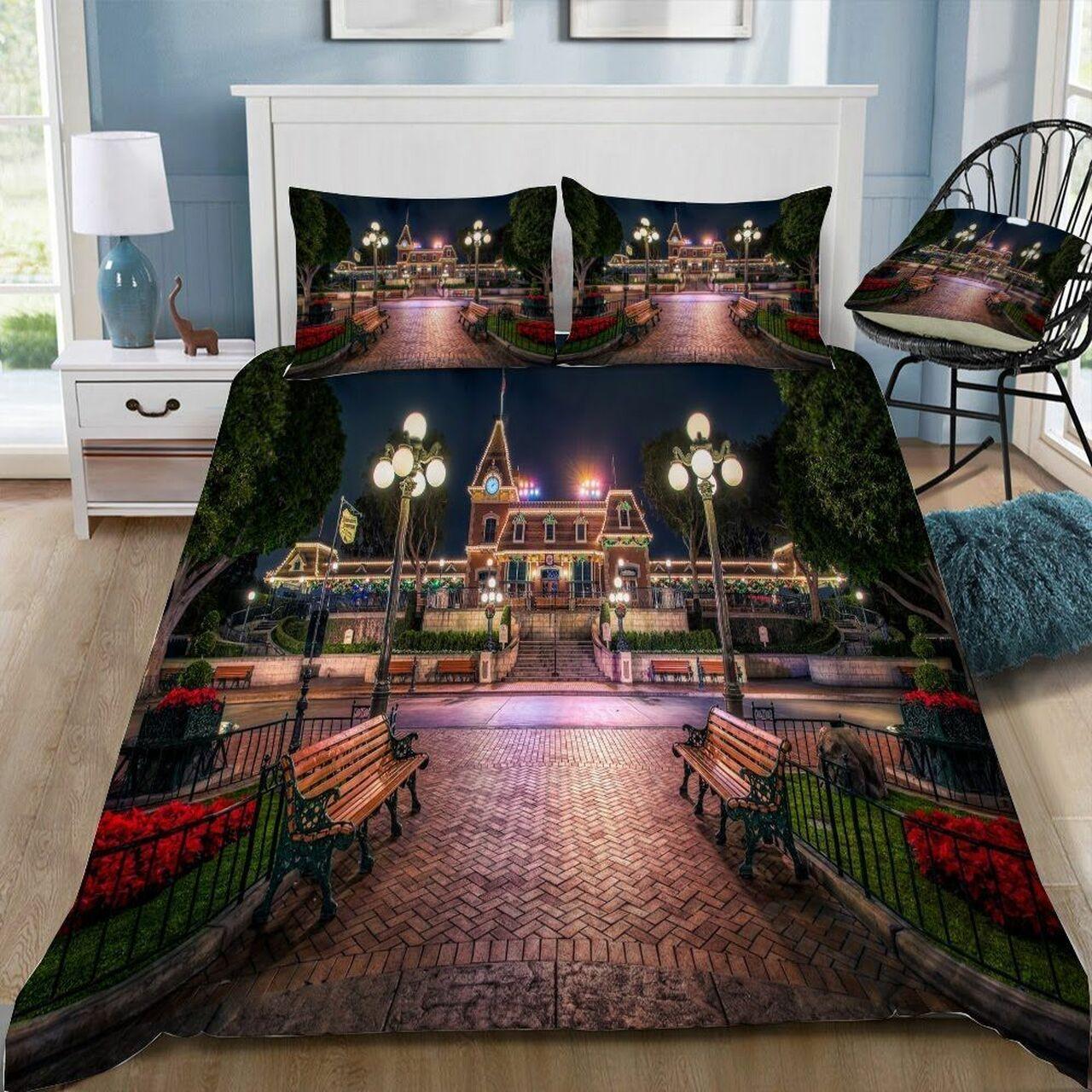 Disney Parks 2 Beautiful Decor For Disney Fan Bedding Set Duvet Cover Meaningful Gift For Love