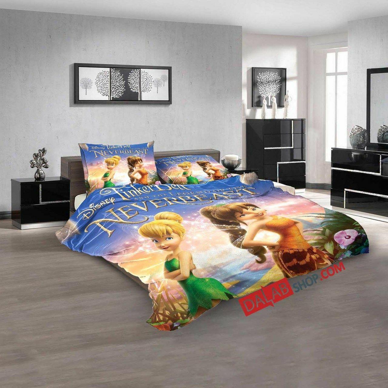 Disney Movies Tinker Bellecret Of The Wings V 3D Bedroomets Beautiful Decor Bedding Set Duvet Cover Meaningful Gift For Love