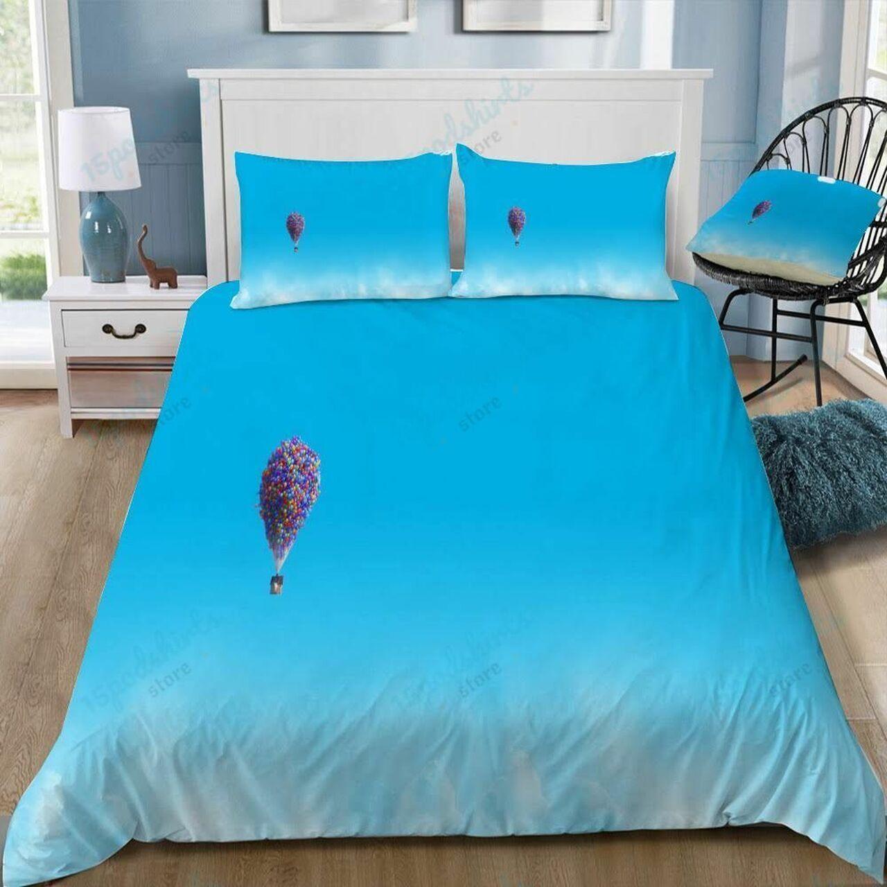 Disney Up 3 Beautiful Decor For Disney Fan Bedding Set Duvet Cover Meaningful Gift For Love