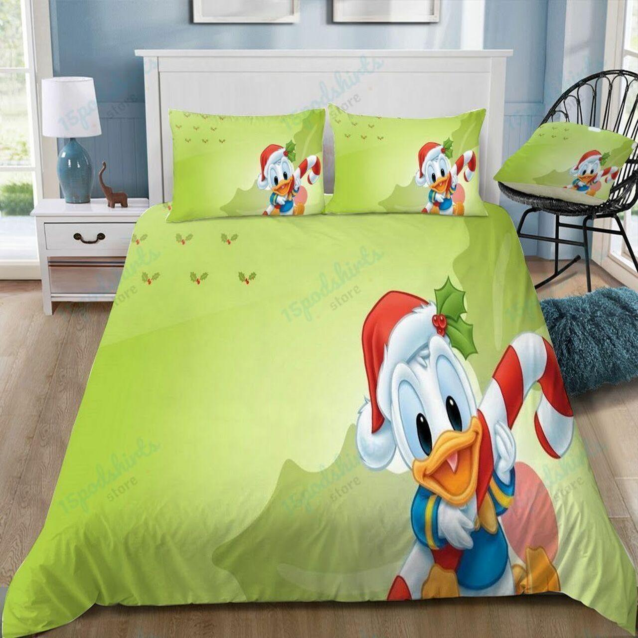 Disney Donald Duck 5 Beautiful Decor For Disney Fan Bedding Set Duvet Cover Meaningful Gift For Love