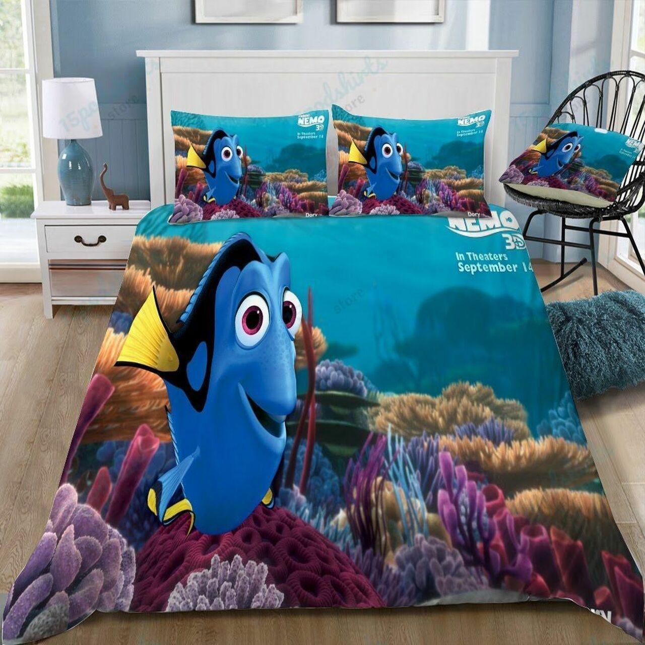Disney Finding Nemo 11 Beautiful Decor For Disney Fan Bedding Set Duvet Cover Meaningful Gift For Love