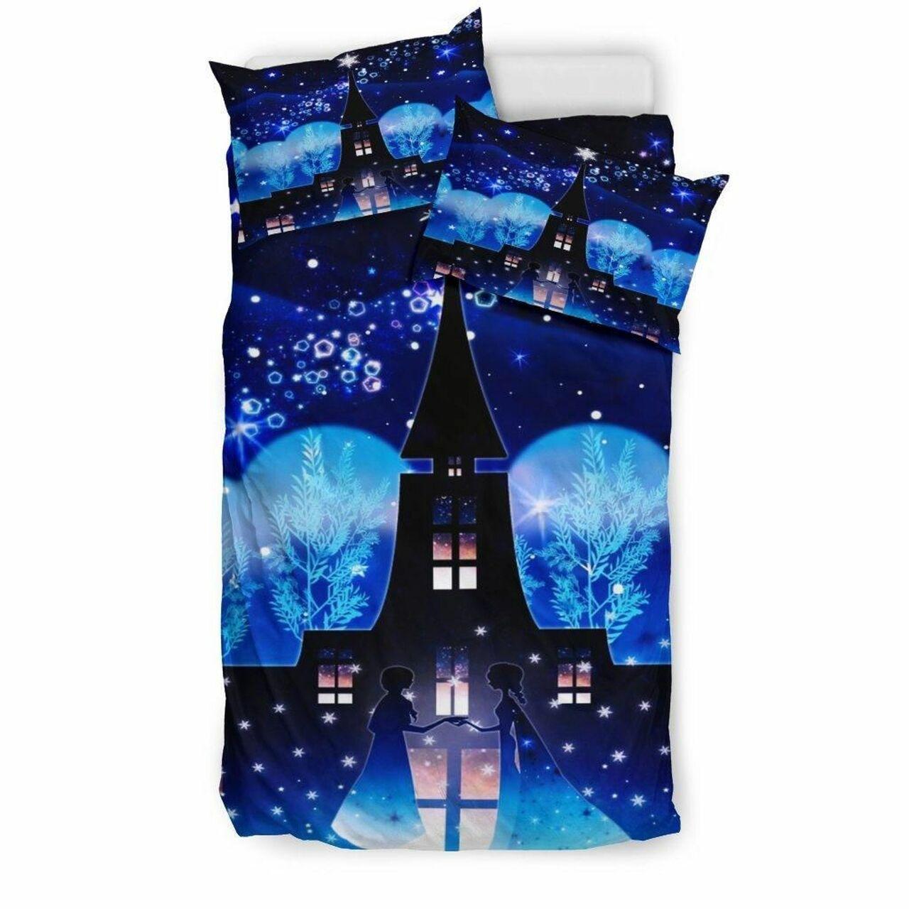 Frozen And Pillowcaseet Amazing Disney Room Decor Bedding Set Duvet Cover With Pillowcase Meaningful Gift For Kids Friend Family Member Holiday Gift