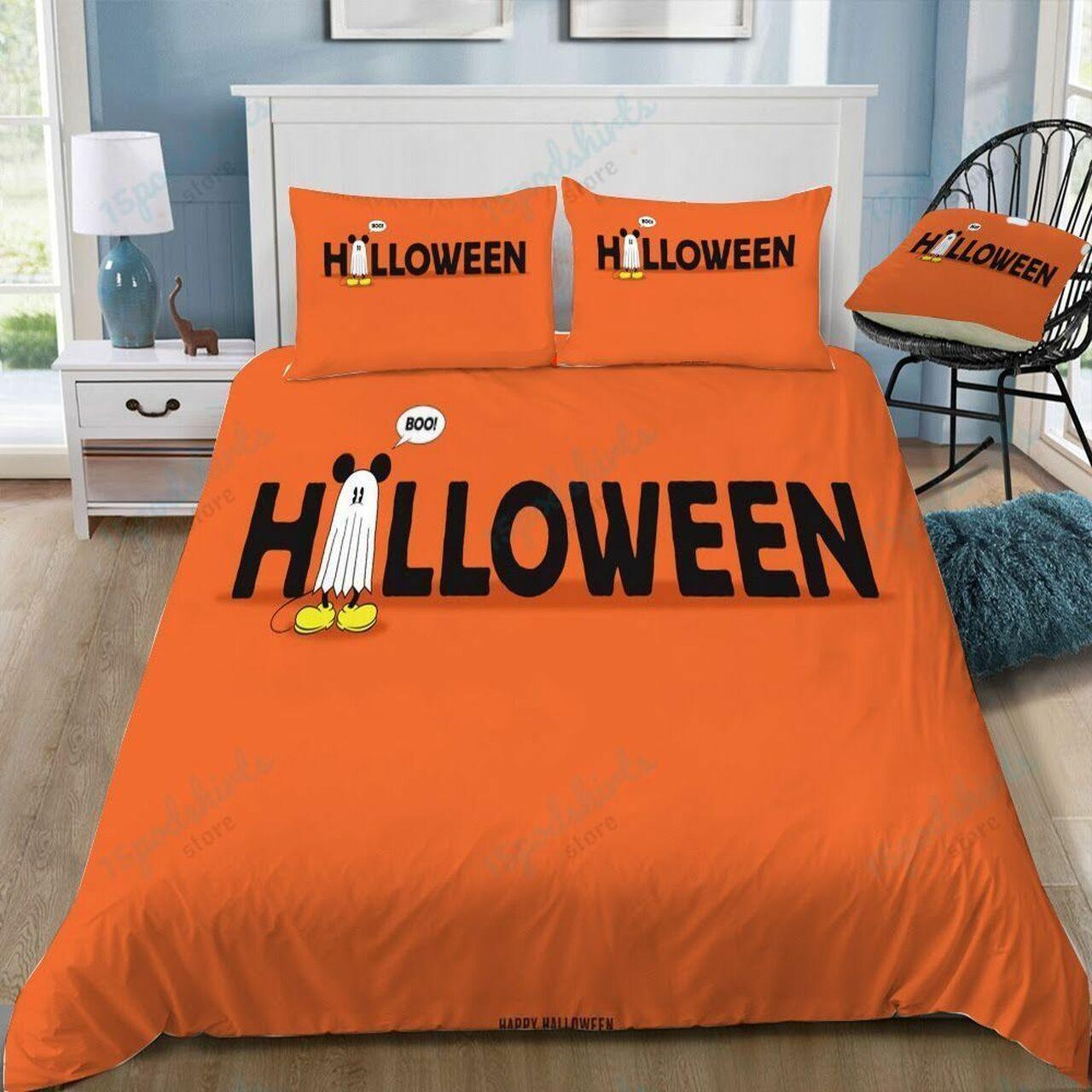 Disney Halloween 8 Beautiful Decor For Disney Fan Bedding Set Duvet Cover Meaningful Gift For Love