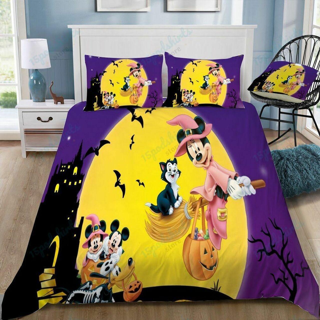Disney Mickey Mouse And Friends 61 Beautiful Decor For Disney Fan Bedding Set Duvet Cover Meaningful Gift For Love