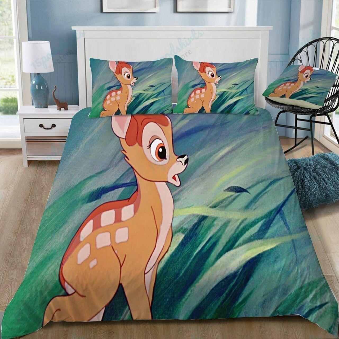 Disney Bambi 53 Beautiful Decor For Disney Fan Bedding Set Duvet Cover Meaningful Gift For Love