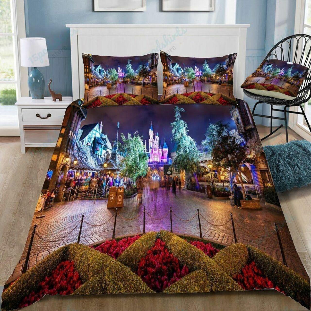 Disney Castle 463 Beautiful Decor For Disney Fan Bedding Set Duvet Cover Meaningful Gift For Love
