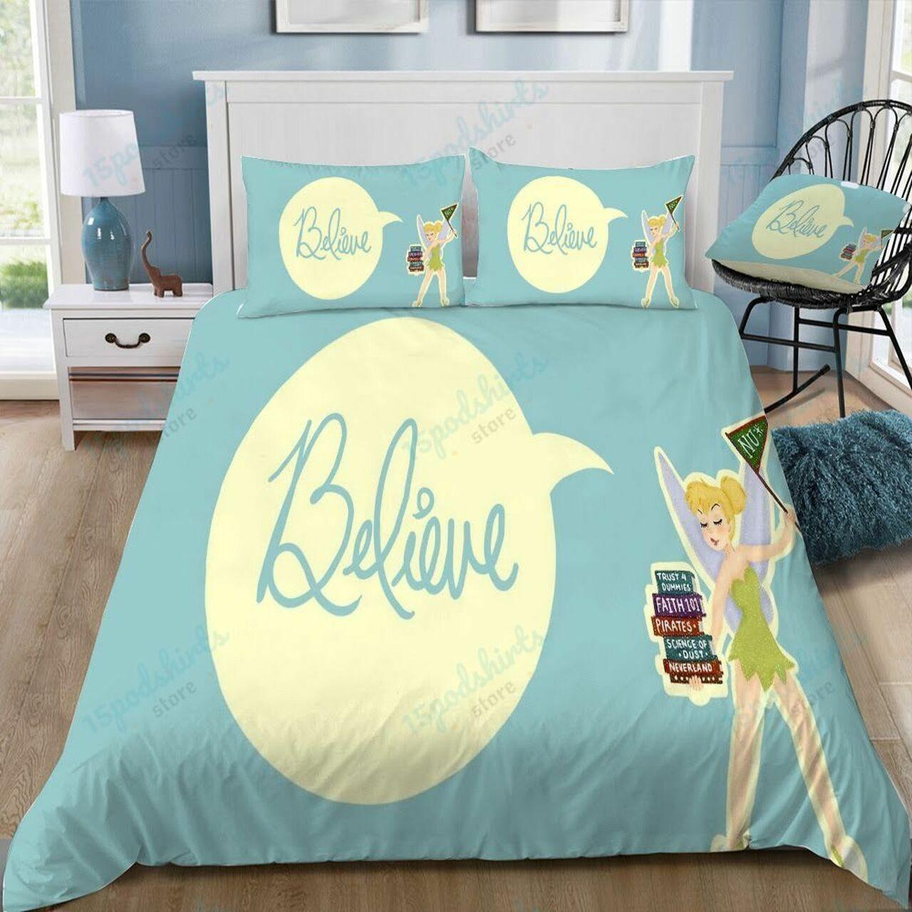Disney Tinker Bell 6 Beautiful Decor For Disney Fan Bedding Set Duvet Cover Meaningful Gift For Love