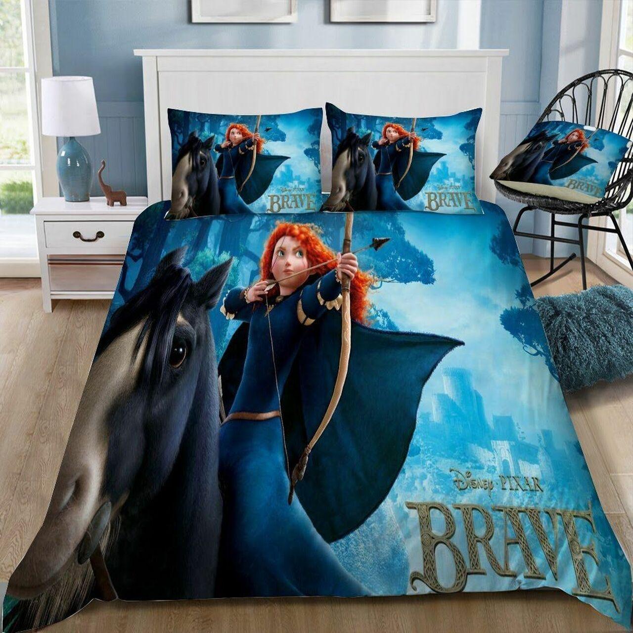Disney Brave 14 Beautiful Decor For Disney Fan Bedding Set Duvet Cover Meaningful Gift For Love