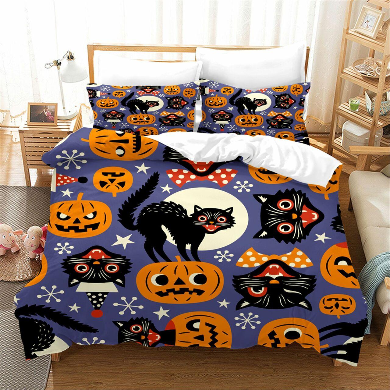 Cartoon Halloween Rbsmt Jioafmo Alluring Duvet Cover Gothic Room Decoration With Gift For Halloween Season