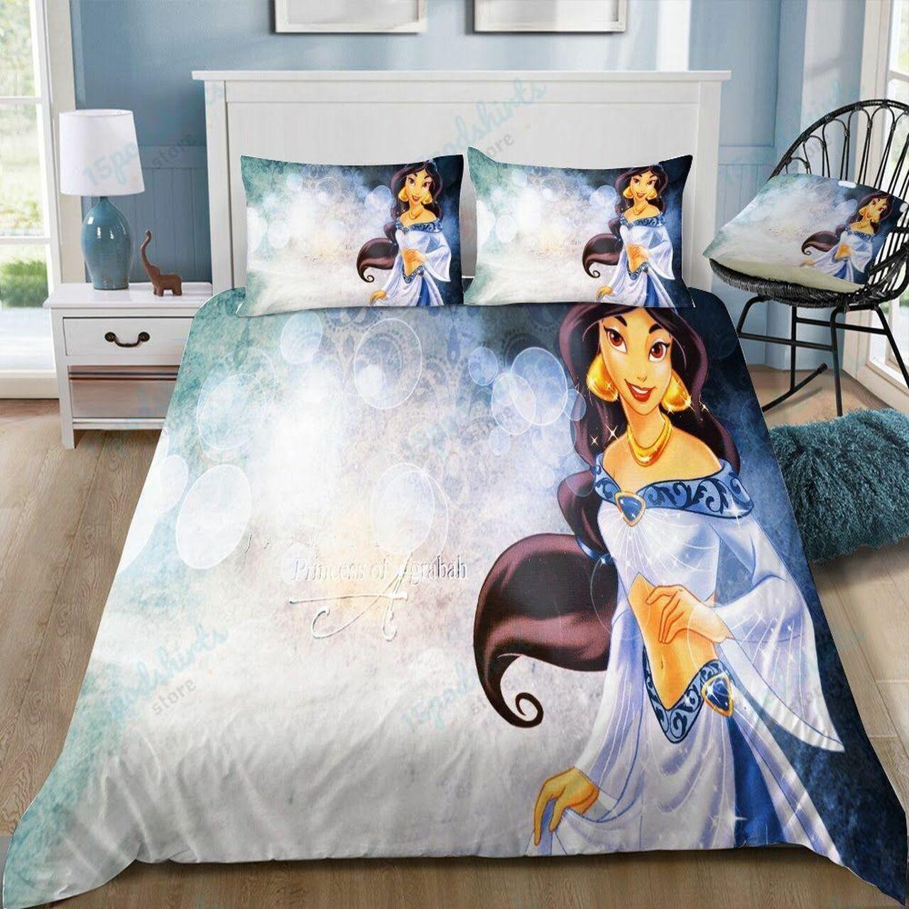Disney Jasmine 5 Beautiful Decor For Disney Fan Bedding Set Duvet Cover Meaningful Gift For Love