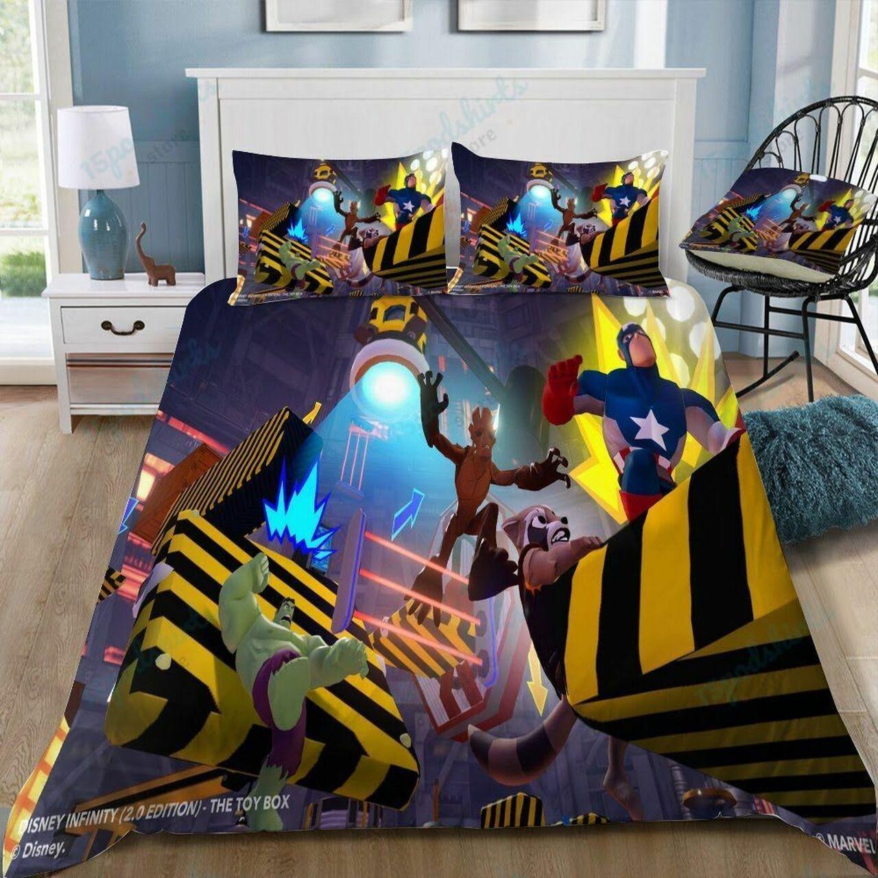 Disney Marvel 11 Beautiful Decor For Disney Fan Bedding Set Duvet Cover Meaningful Gift For Love