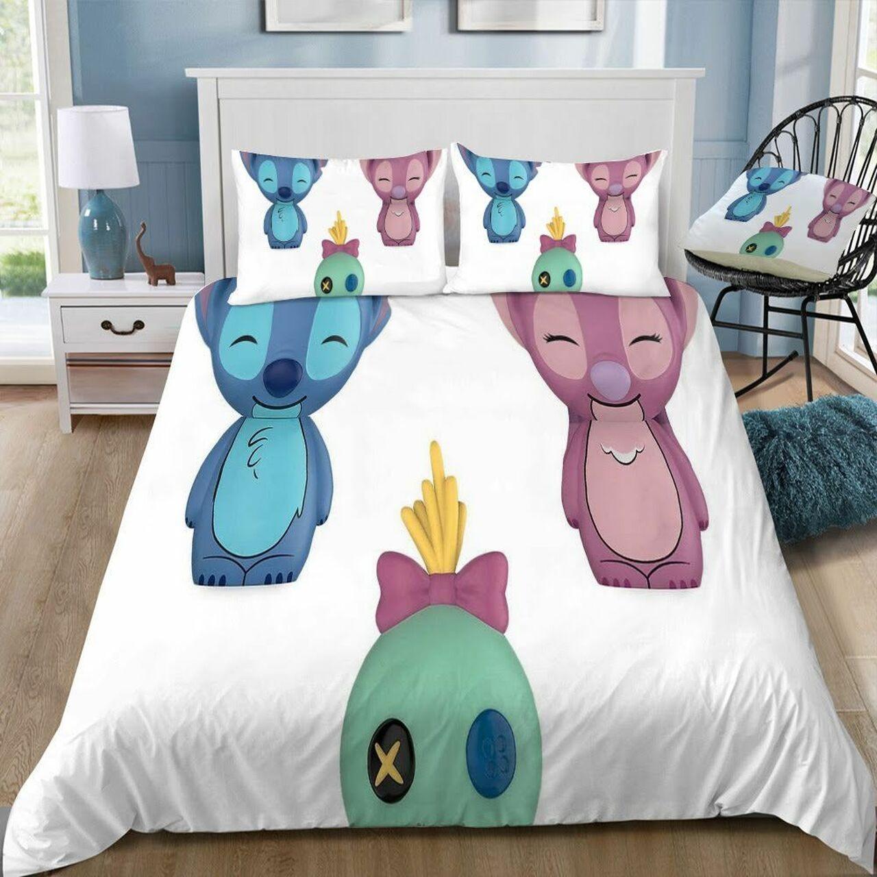 Disneytitch 22 Beautiful Decor For Disney Fan Bedding Set Duvet Cover Meaningful Gift For Love