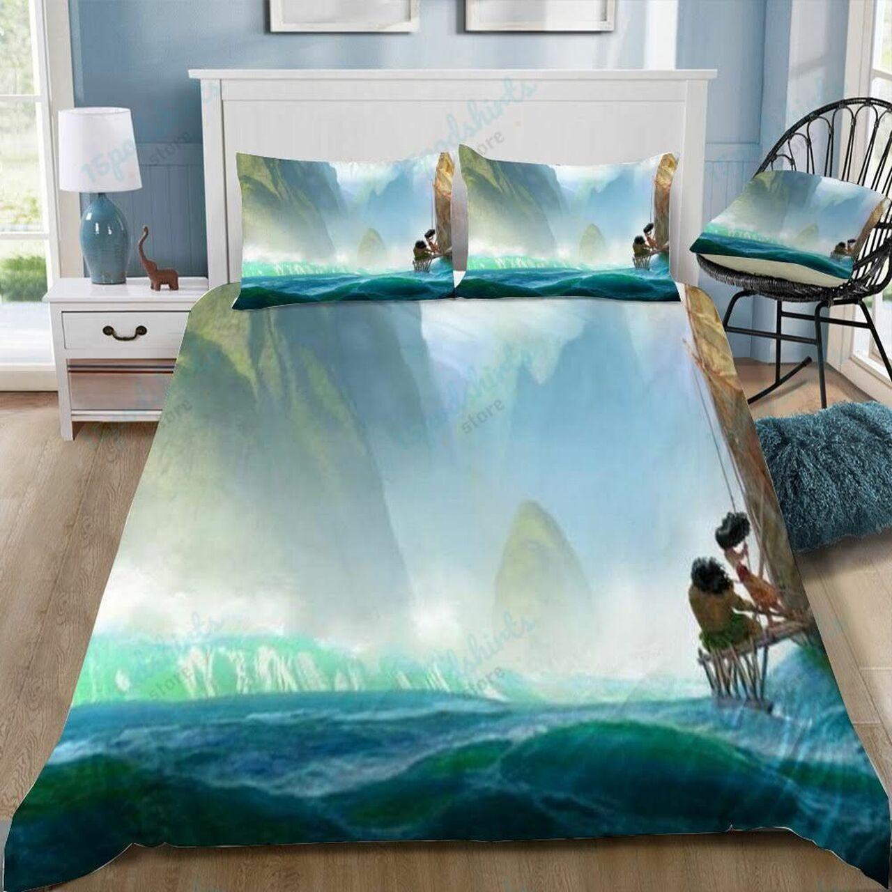 Disney Moana 36 Beautiful Decor For Disney Fan Bedding Set Duvet Cover Meaningful Gift For Love