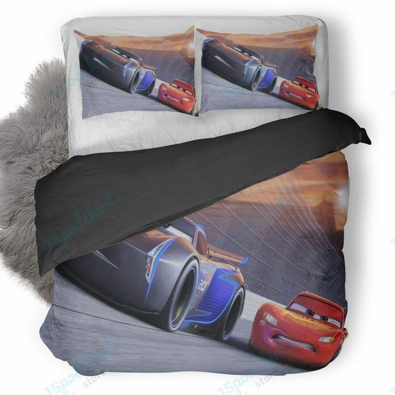 Disney Cars 111 Beautiful Decor For Disney Fan Bedding Set Duvet Cover Meaningful Gift For Love