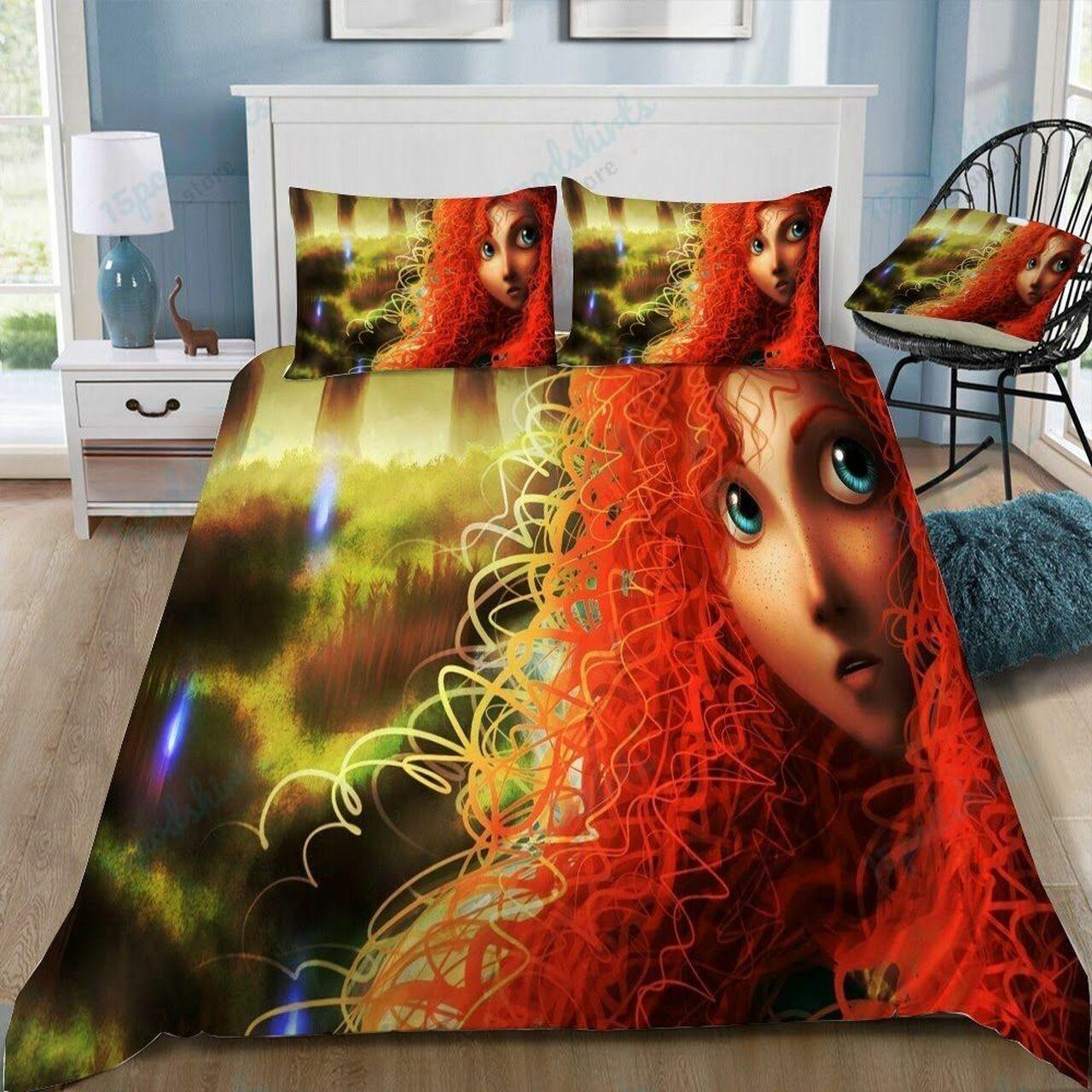 Disney Brave 5 Beautiful Decor For Disney Fan Bedding Set Duvet Cover Meaningful Gift For Love