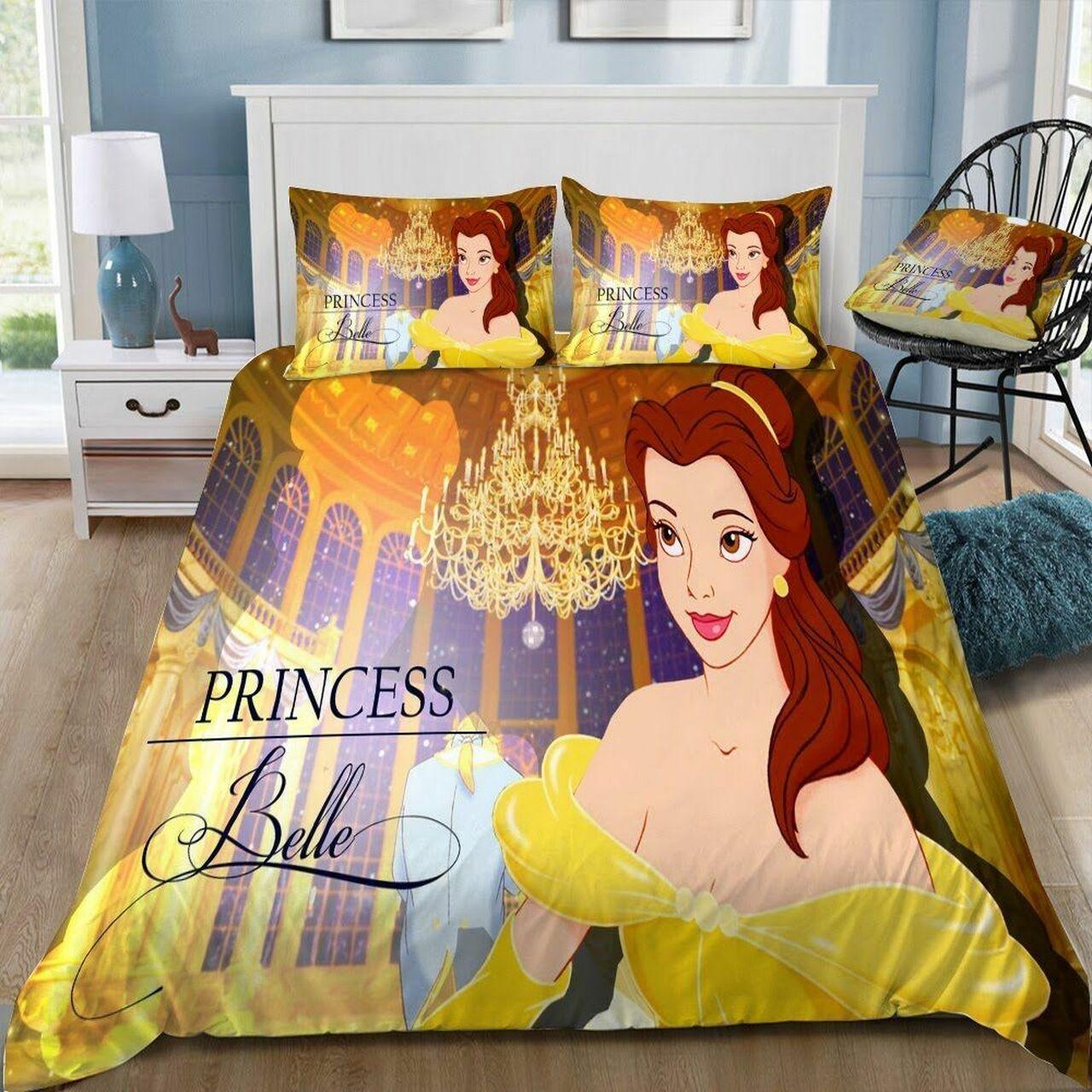Disney Beauty And The Beast 7 Beautiful Decor For Disney Fan Bedding Set Duvet Cover Meaningful Gift For Love