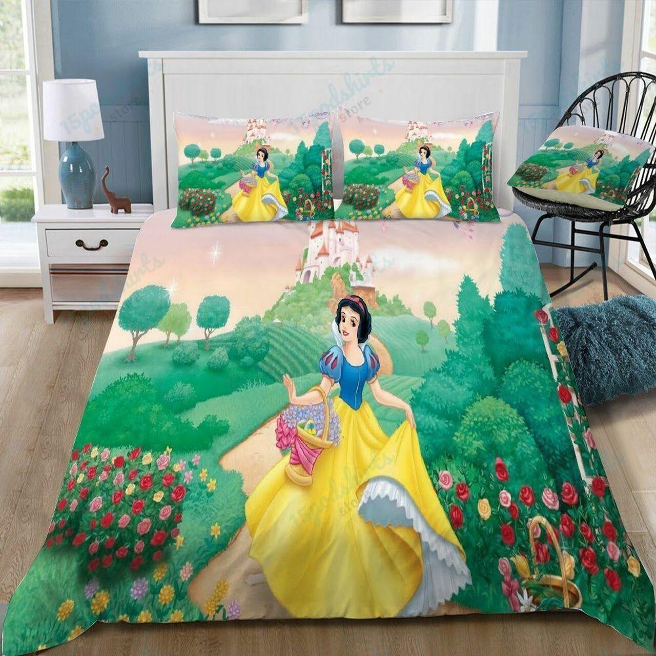 Disneynow White 34 Beautiful Decor For Disney Fan Bedding Set Duvet Cover Meaningful Gift For Love