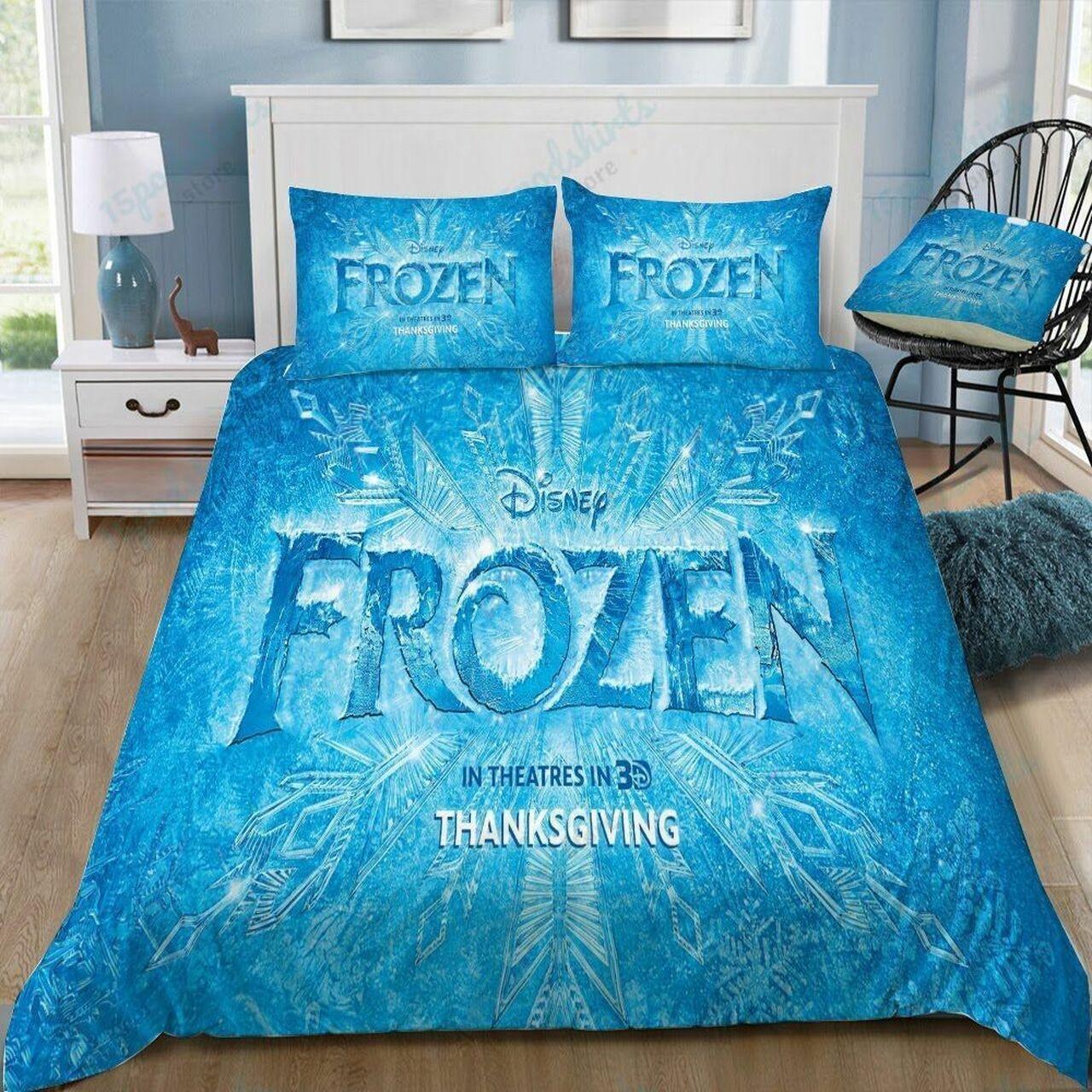 Disney Frozen Logo 61 Beautiful Decor For Disney Fan Bedding Set Duvet Cover Meaningful Gift For Love