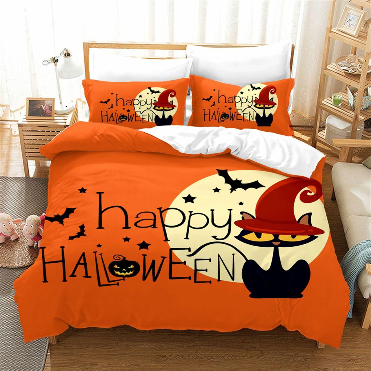 Cartoon Halloween Rbsmt Jioafpo Alluring Duvet Cover Gothic Room Decoration With Gift For Halloween Season