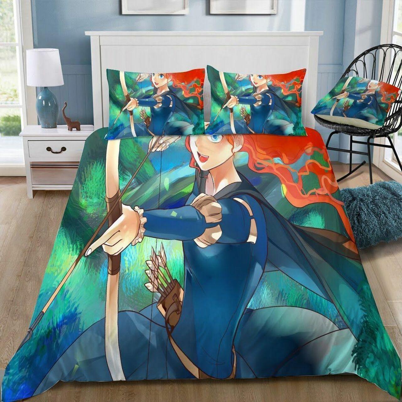 Disney Brave 54 Beautiful Decor For Disney Fan Bedding Set Duvet Cover Meaningful Gift For Love