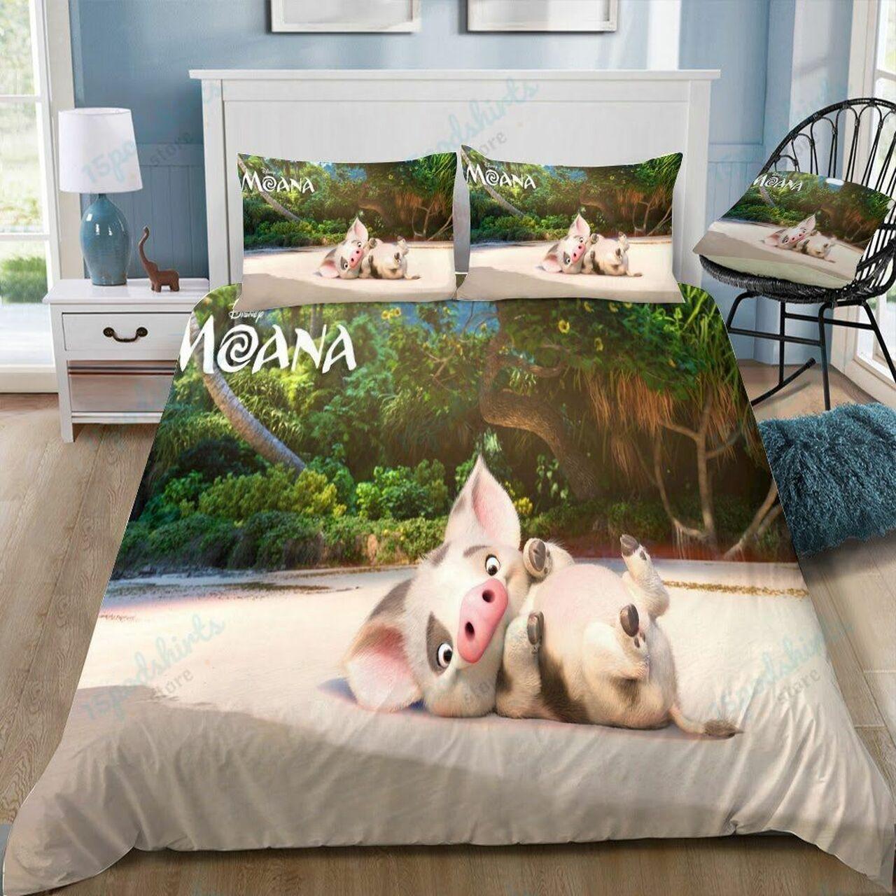 Disney Moana 21 Beautiful Decor For Disney Fan Bedding Set Duvet Cover Meaningful Gift For Love