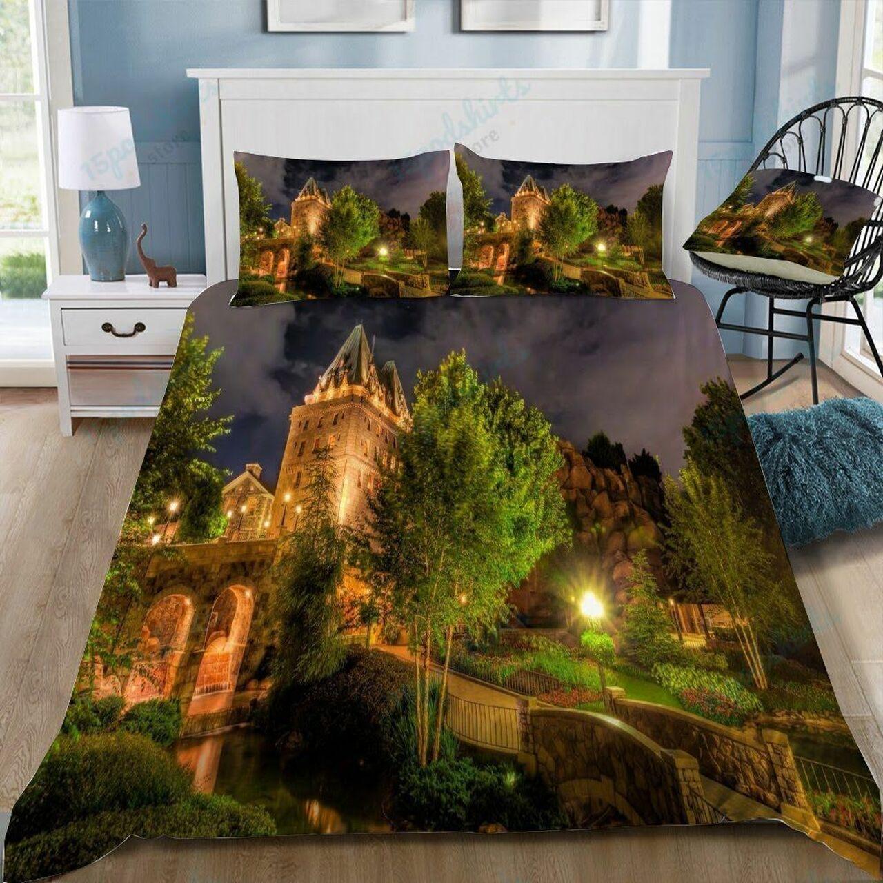 Disney Castle 44 Beautiful Decor For Disney Fan Bedding Set Duvet Cover Meaningful Gift For Love