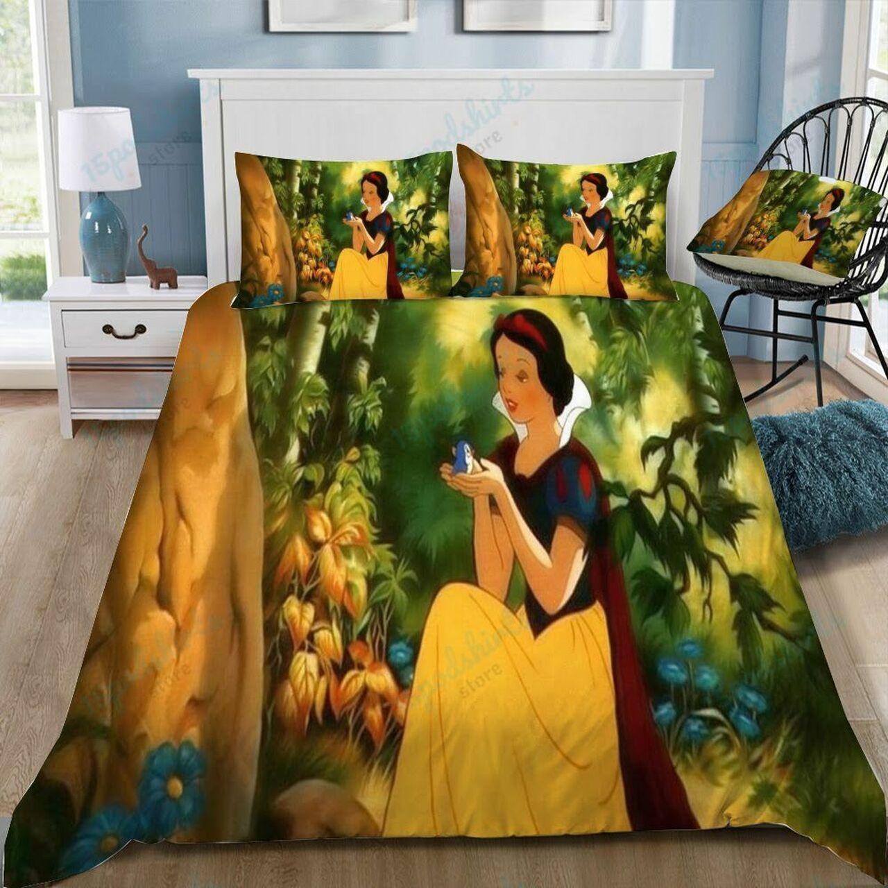 Disneynow White 28 Beautiful Decor For Disney Fan Bedding Set Duvet Cover Meaningful Gift For Love
