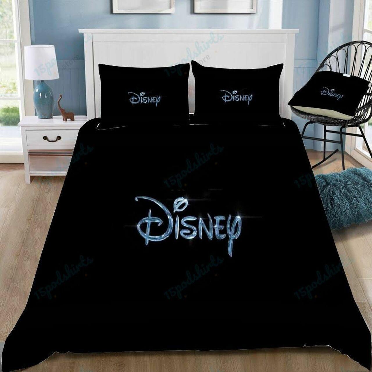 Disney Logo 7 Beautiful Decor For Disney Fan Bedding Set Duvet Cover Meaningful Gift For Love