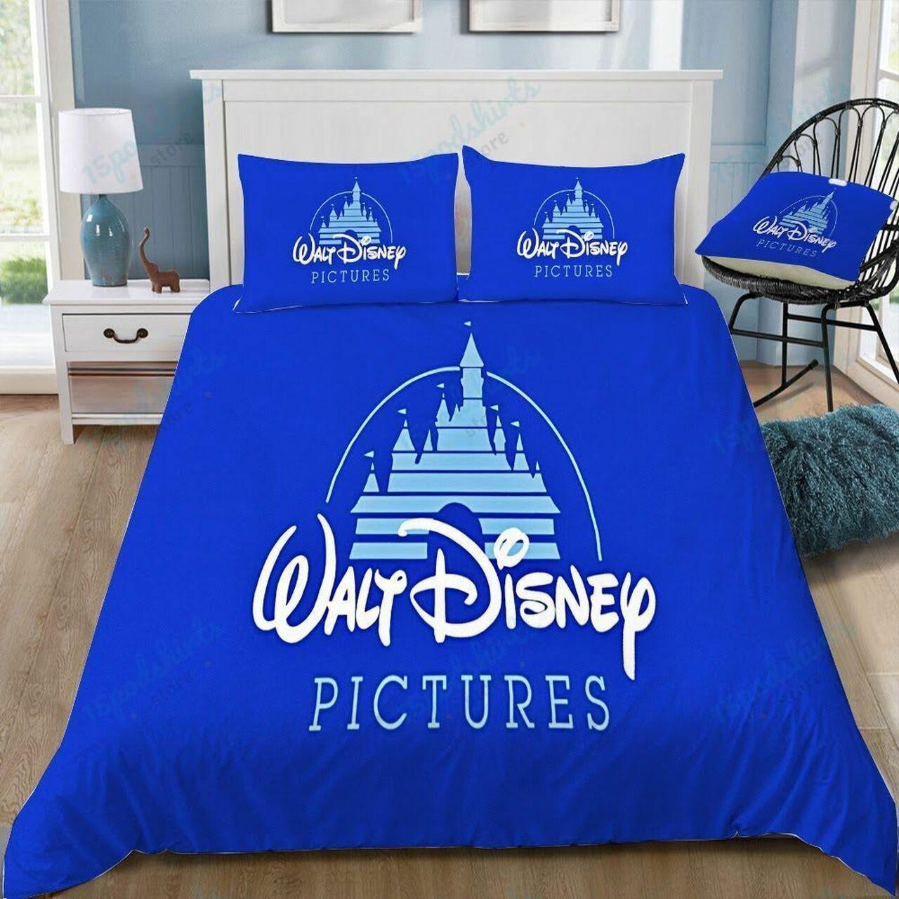 Disney Logo 25 Beautiful Decor For Disney Fan Bedding Set Duvet Cover Meaningful Gift For Love
