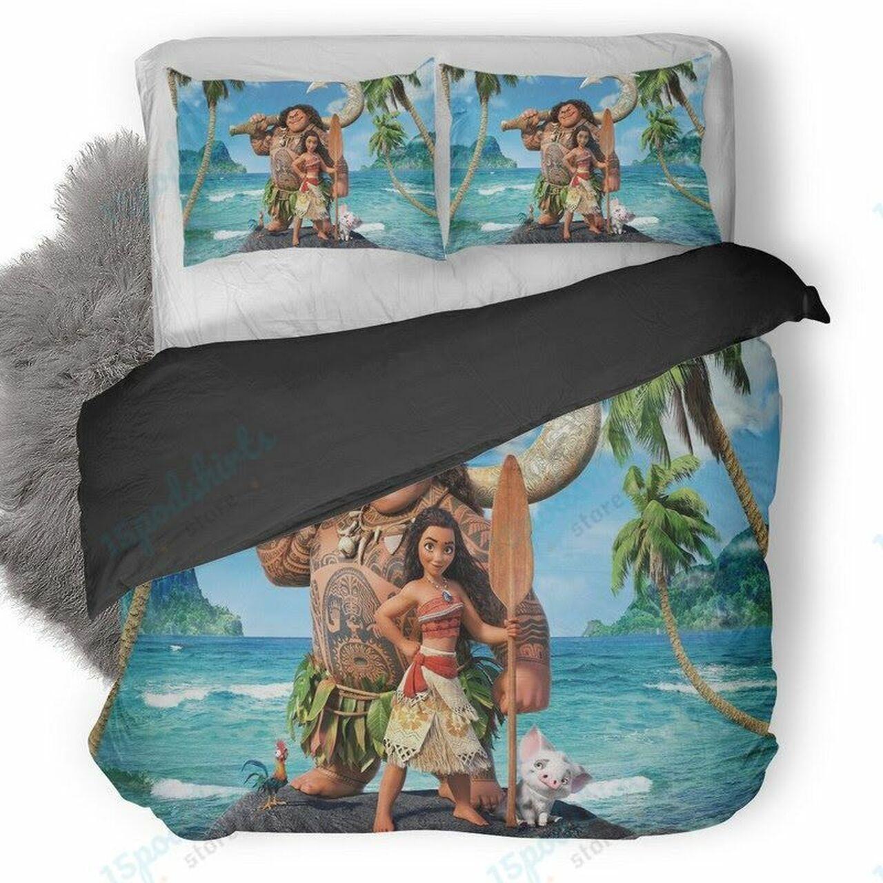 Disney Moana 61 Beautiful Decor For Disney Fan Bedding Set Duvet Cover Meaningful Gift For Love