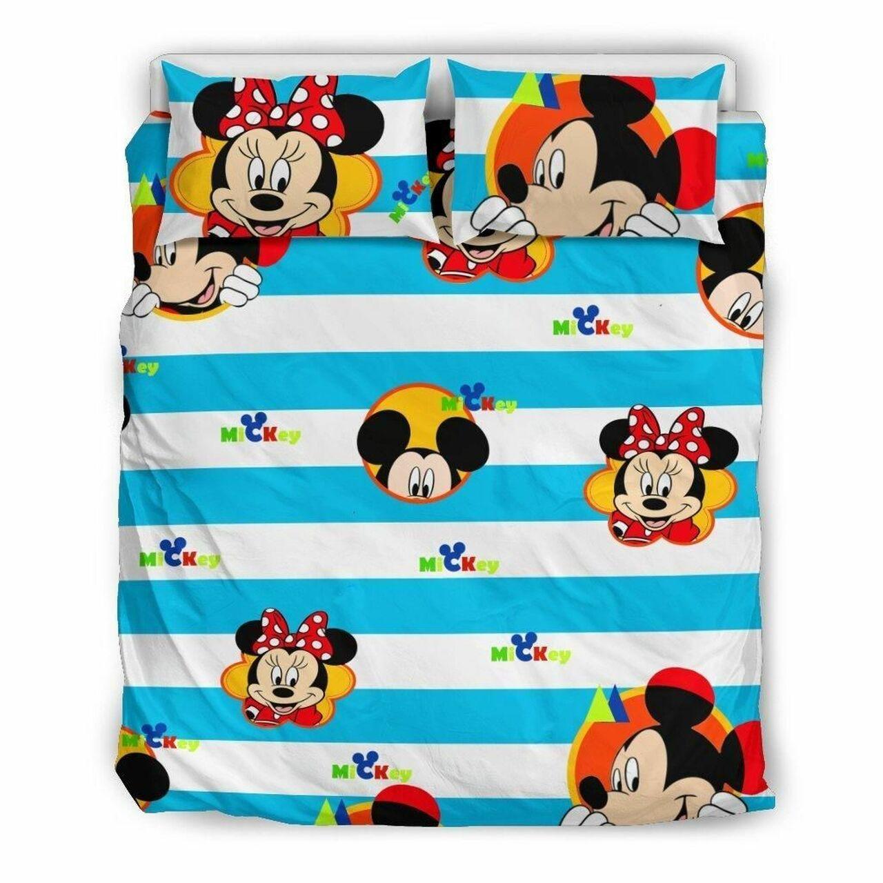 Mickey And Minnie 18 Amazing Disney Room Decor Bedding Set Duvet Cover With Pillowcase Meaningful Gift For Holiday Season