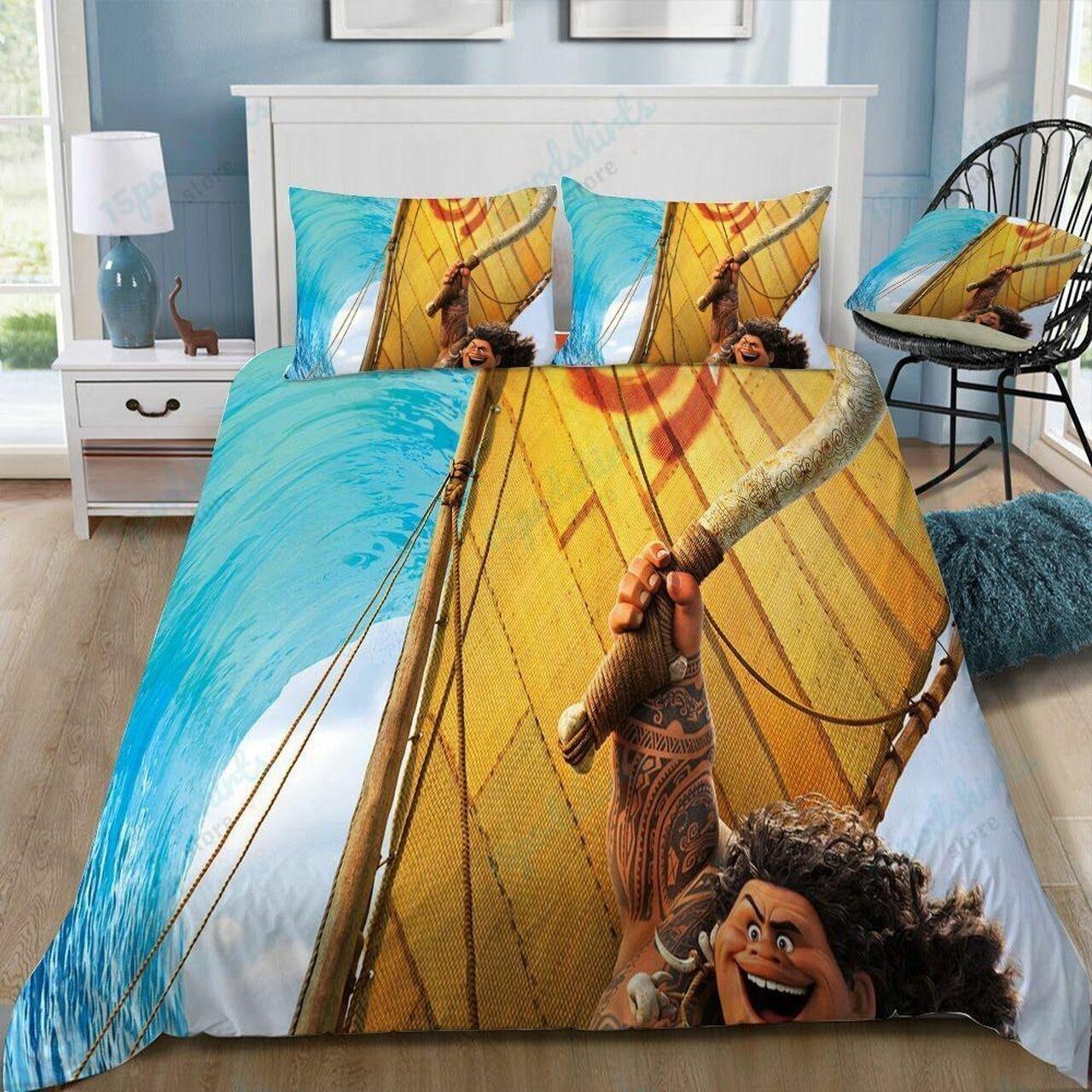 Disney Moana 58 Beautiful Decor For Disney Fan Bedding Set Duvet Cover Meaningful Gift For Love