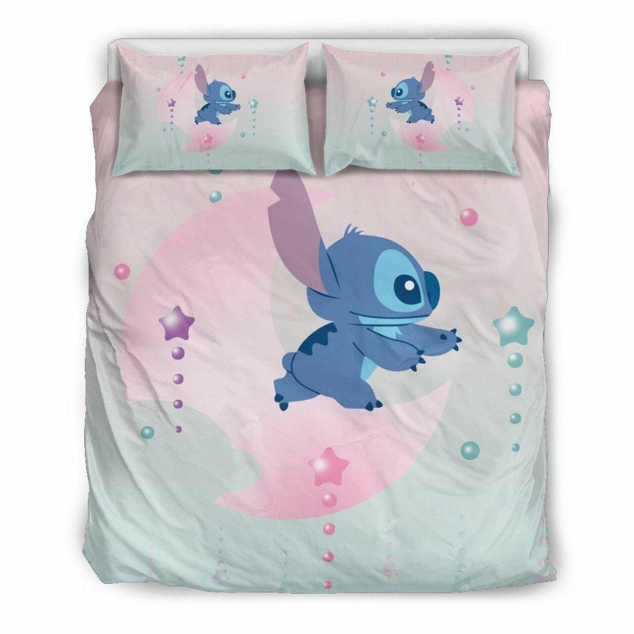 Stitch Disney 17 Beautiful Decor For Disney Fan Bedding Set Duvet Cover Meaningful Gift For Love