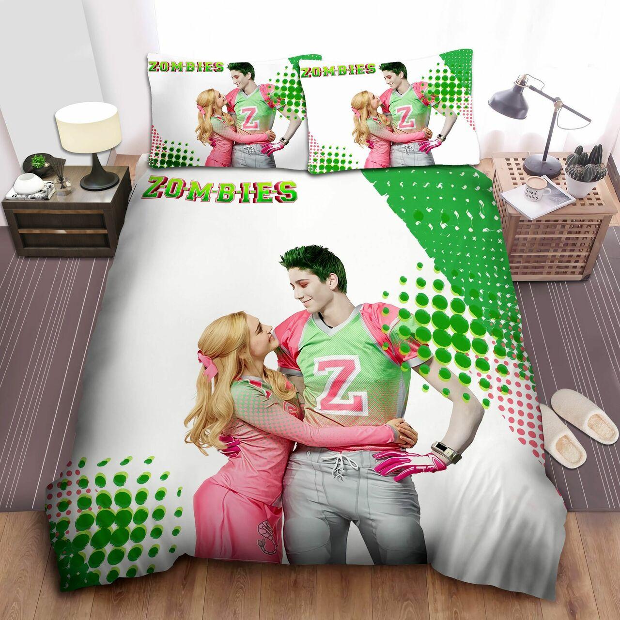 Disney Z-O-M-B-I-E-Ss Beautiful Decor For Disney Fan Bedding Set Duvet Cover Meaningful Gift For Love