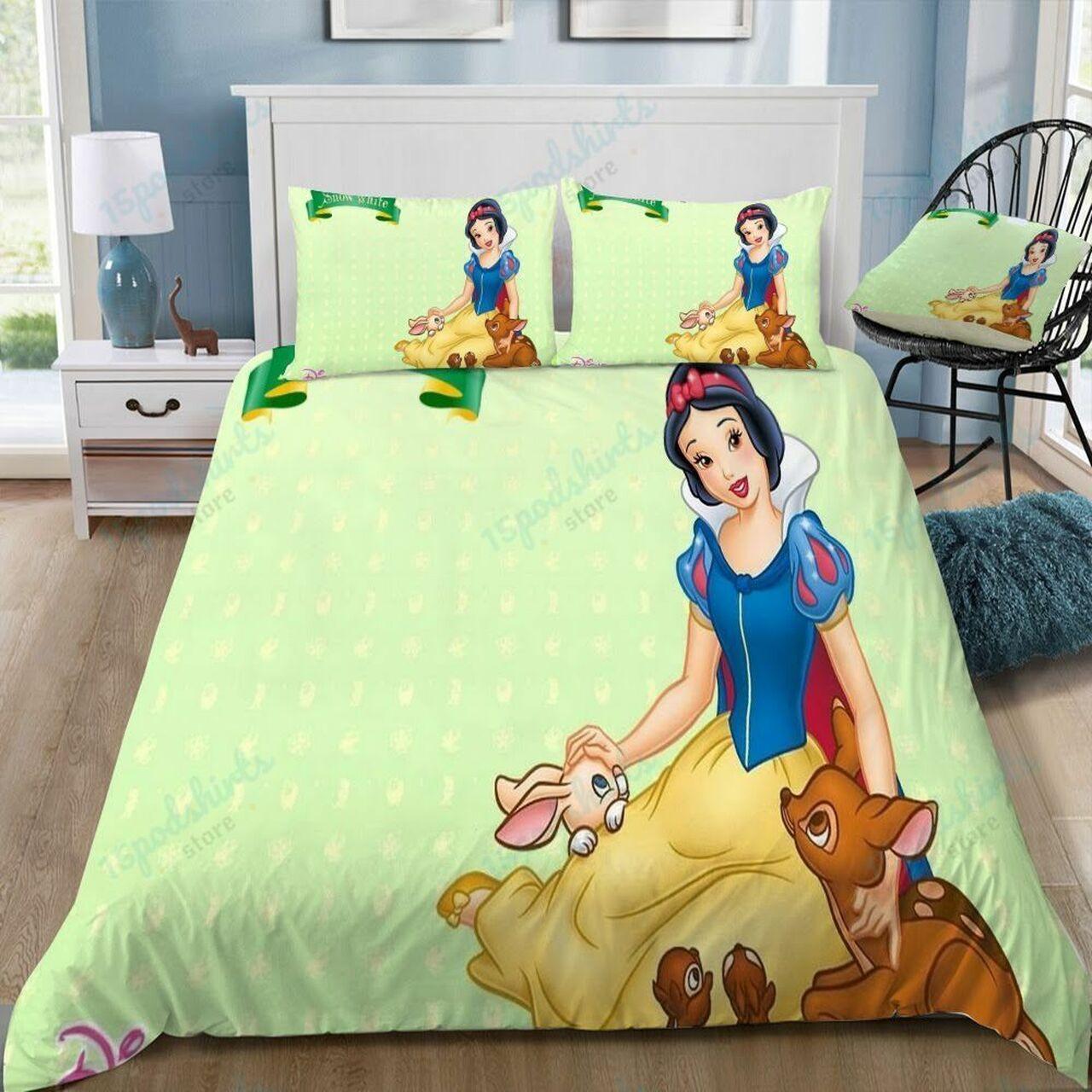 Disneynow White 12 Beautiful Decor For Disney Fan Bedding Set Duvet Cover Meaningful Gift For Love