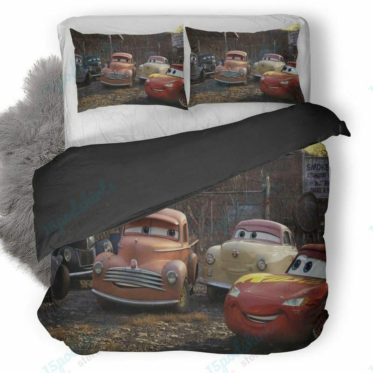 Disney Cars 105 Beautiful Decor For Disney Fan Bedding Set Duvet Cover Meaningful Gift For Love