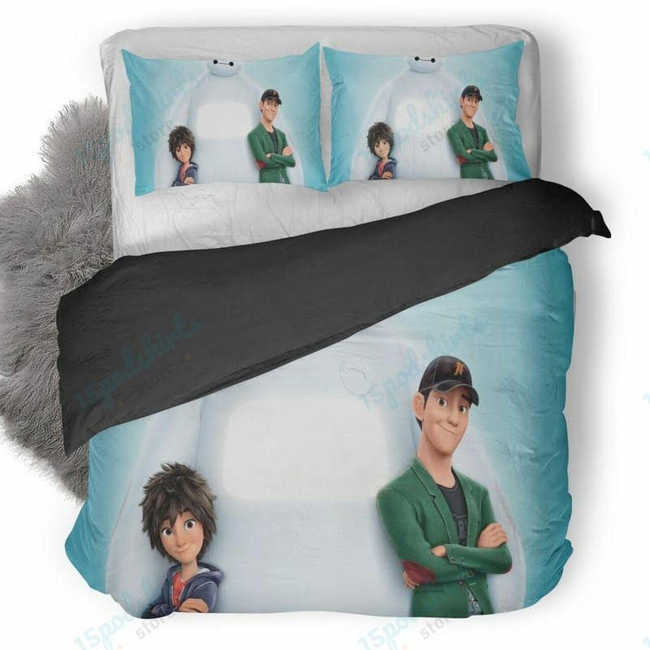 Disney Big Hero 6 6 Beautiful Decor For Disney Fan Bedding Set Duvet Cover Meaningful Gift For Love