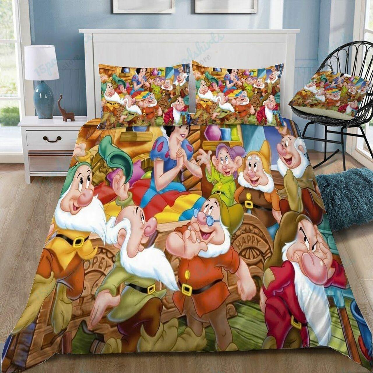 Disneynow White 17 Beautiful Decor For Disney Fan Bedding Set Duvet Cover Meaningful Gift For Love