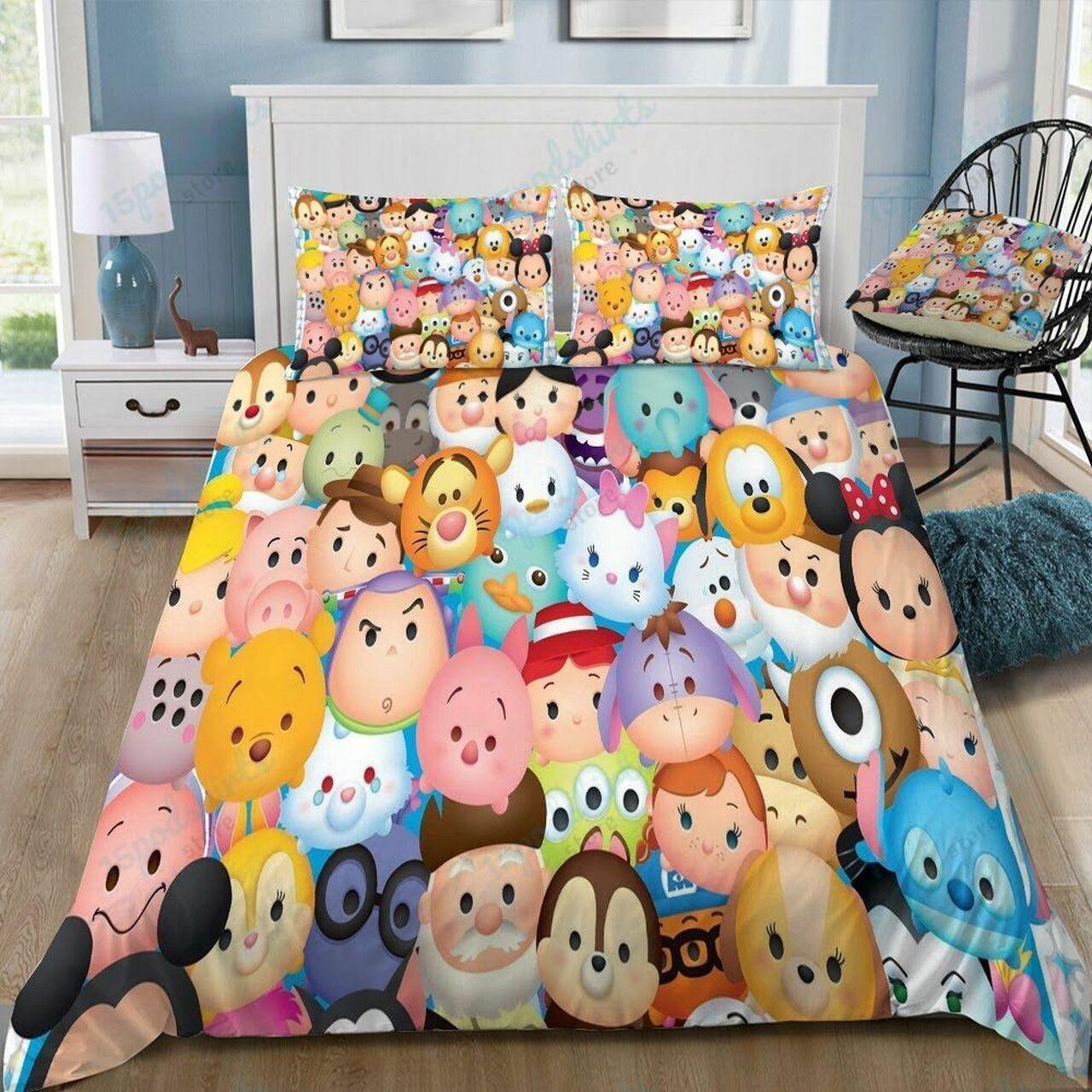 Disney 82 Beautiful Decor For Disney Fan Bedding Set Duvet Cover Meaningful Gift For Love