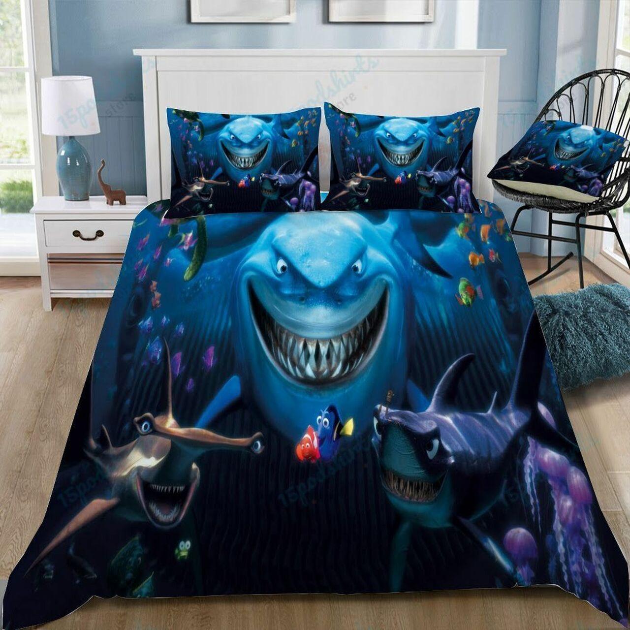 Disney Finding Nemo 8 Beautiful Decor For Disney Fan Bedding Set Duvet Cover Meaningful Gift For Love