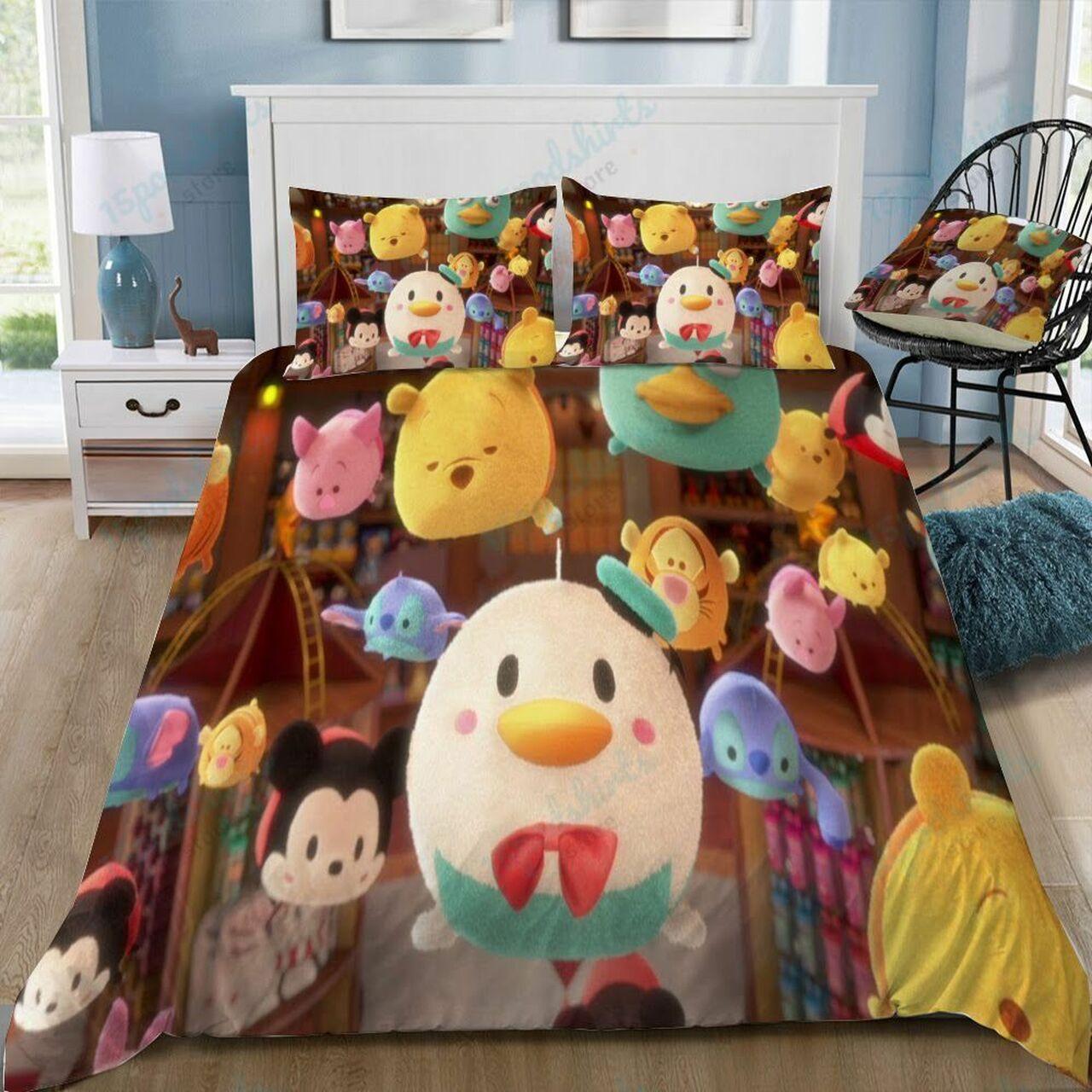 Disney 150 Beautiful Decor For Disney Fan Bedding Set Duvet Cover Meaningful Gift For Love