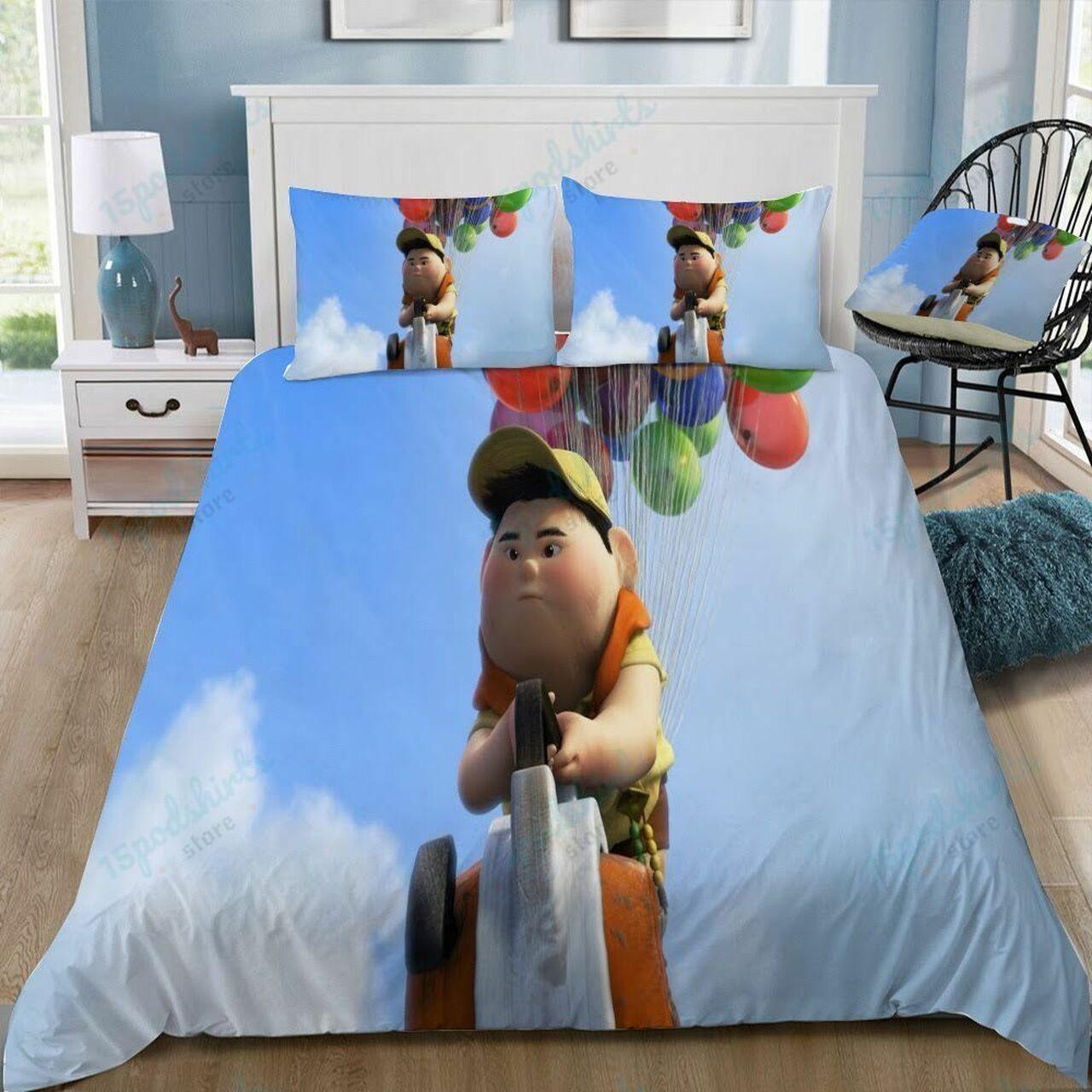 Disney Up 26 Beautiful Decor For Disney Fan Bedding Set Duvet Cover Meaningful Gift For Love