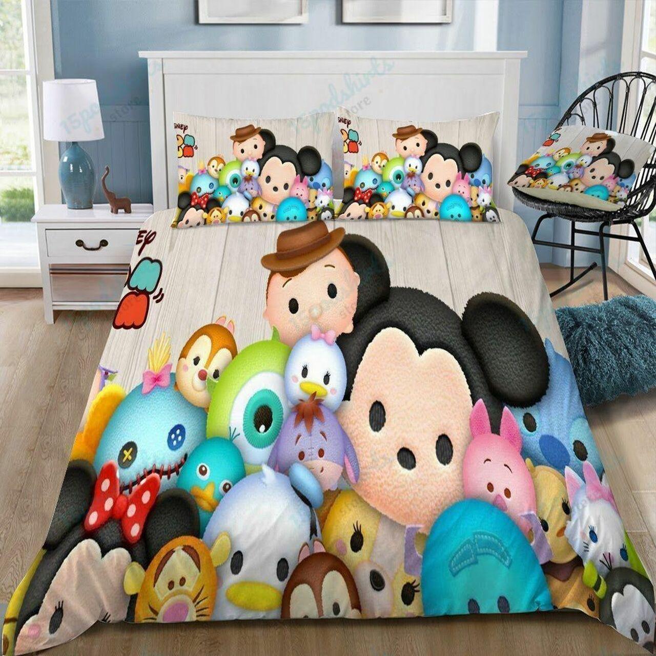 Disney 151 Beautiful Decor For Disney Fan Bedding Set Duvet Cover Meaningful Gift For Love