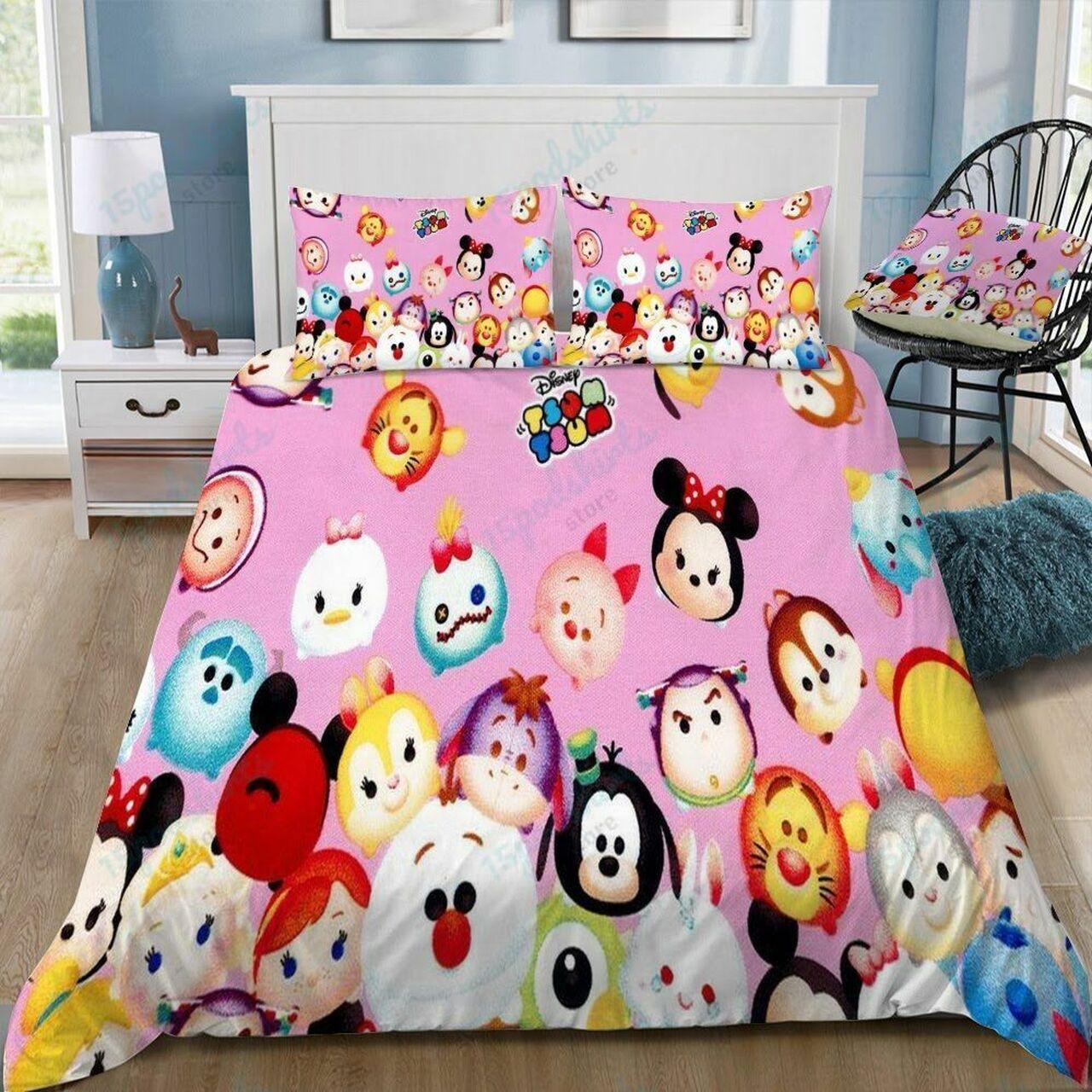 Disney 70 Beautiful Decor For Disney Fan Bedding Set Duvet Cover Meaningful Gift For Love